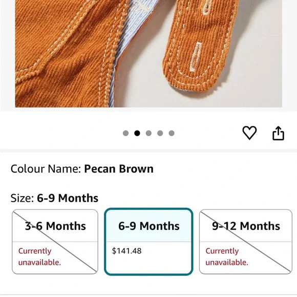 Hatley Orange Kids Overalls - Picture 8 of 9